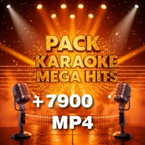 ¡Oferta Pack Karaoke Mega Hits! Grupo de amigos mexicanos celebrando con +7900 canciones de karaoke en Smart TV. Disfruta de acceso instantáneo y diversión ilimitada en casa. ¡La fiesta perfecta al mejor precio!.